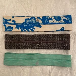 3 lululemon headbands